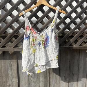 Free People Women's Multi and White Vests-tanks-cami